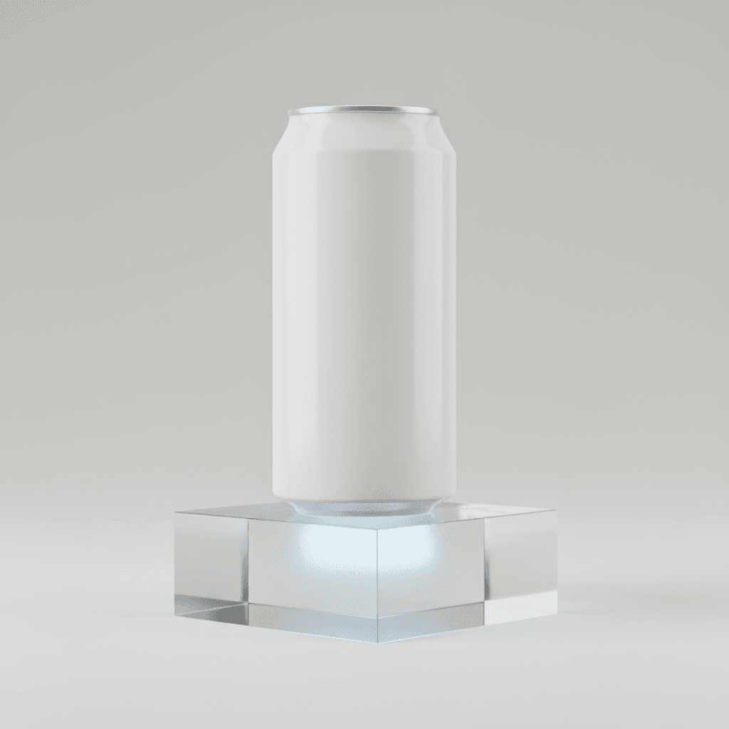 Clinical Frosted Glass Glow Can