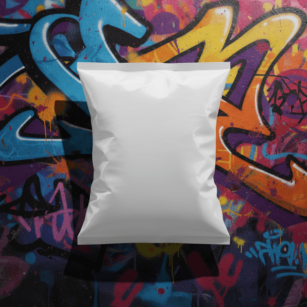 Hard Flash Graffiti Wall Bag
