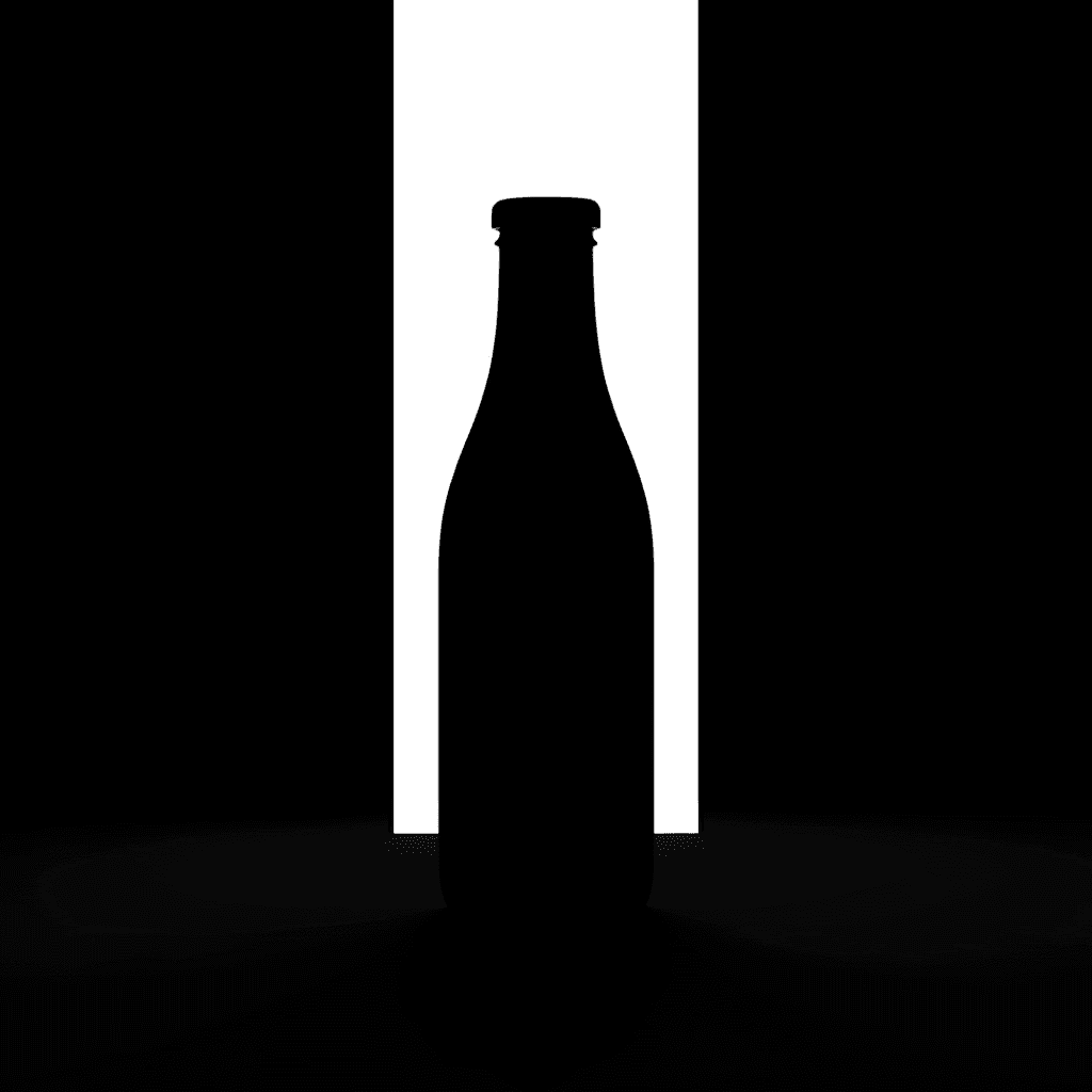 Noir Strip Vertical Bottle
