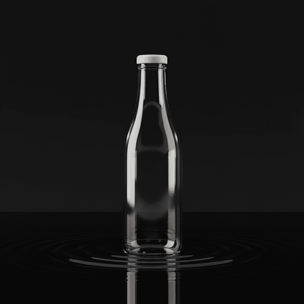 Obsidian Pool Reflection Bottle