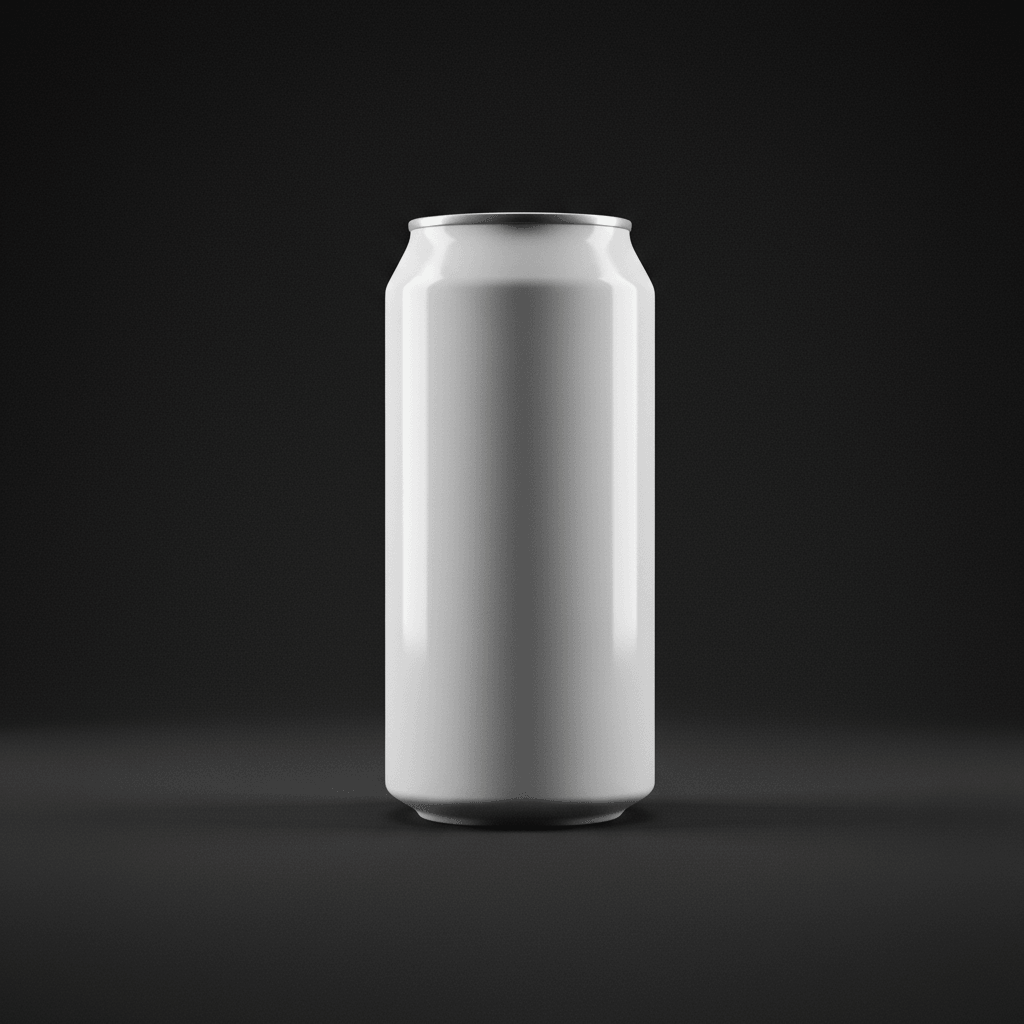 Liquid Death Can AI product photo prompt