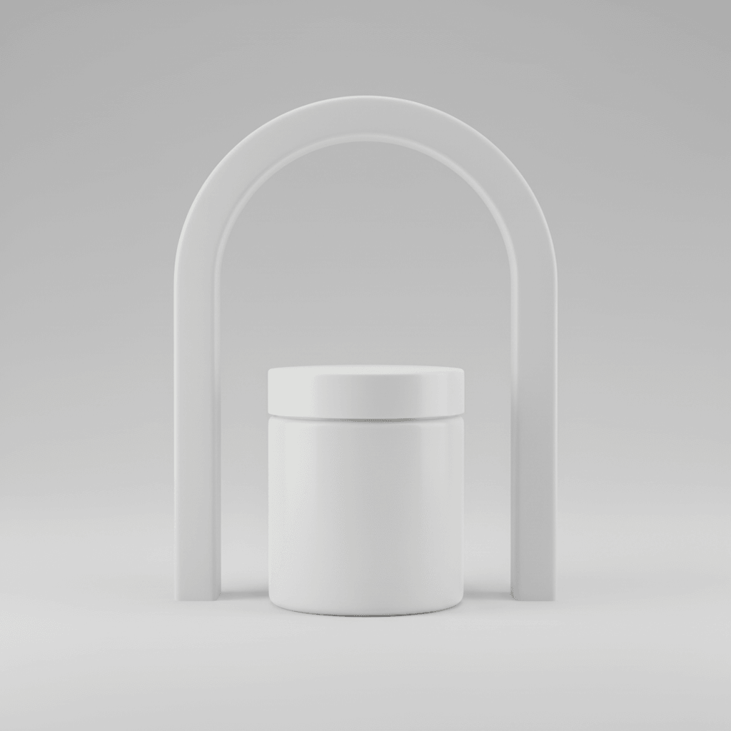 Monolith Minimal Arch Jar AI product photo prompt