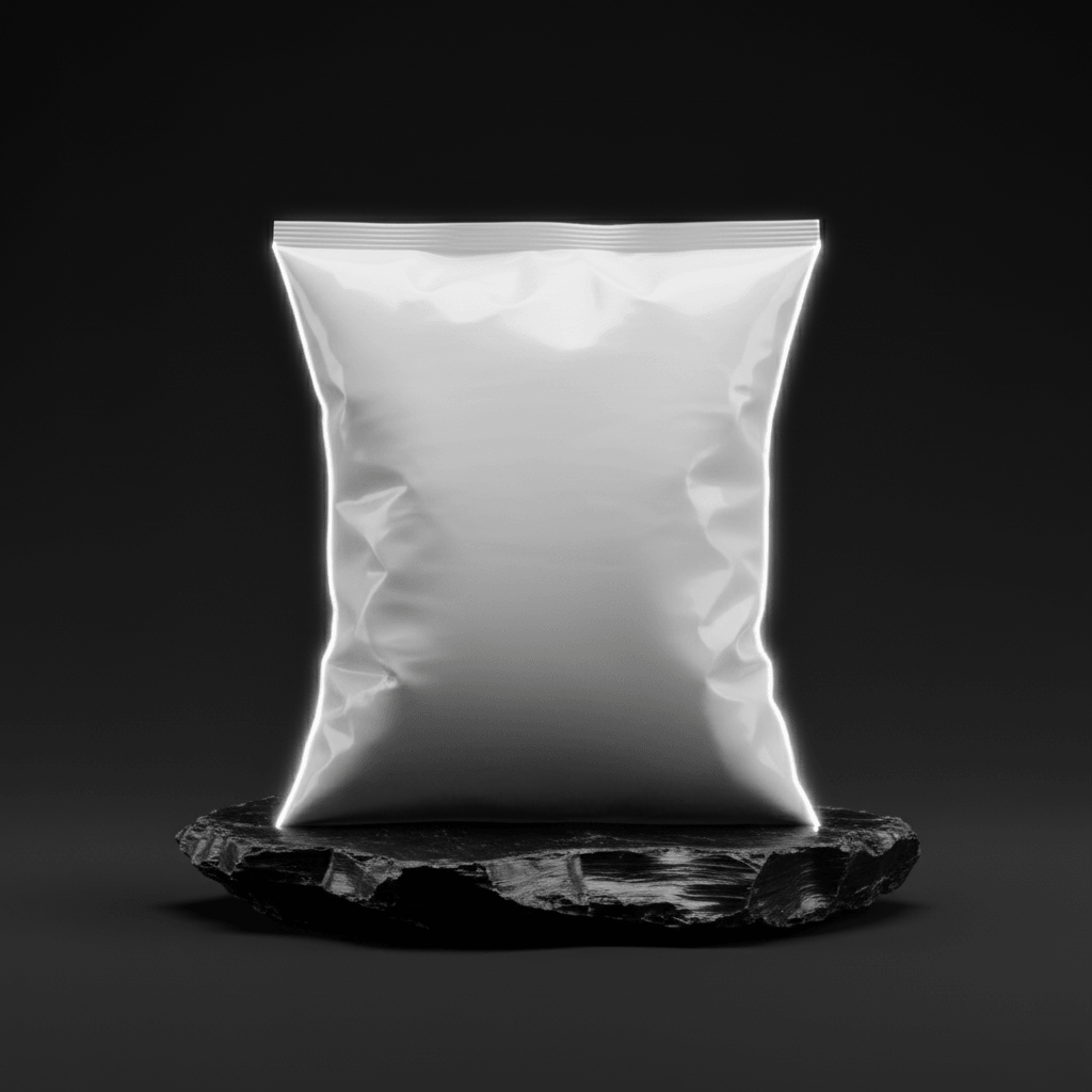 Monolith Obsidian Bag AI product photo prompt