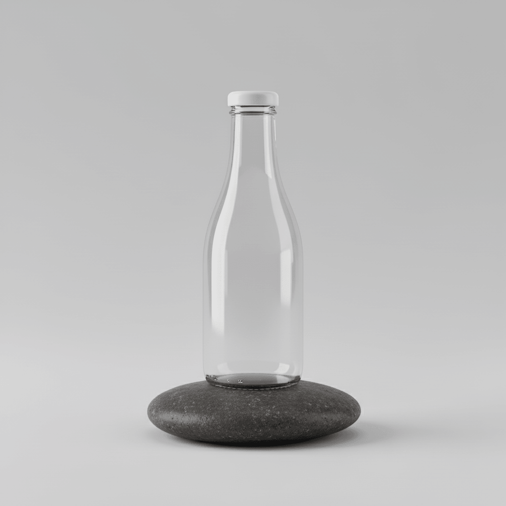 Monolith Zen Bottle AI product photo prompt