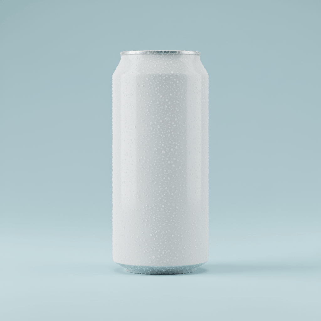 Polar Ice Frosted Can AI product photo prompt
