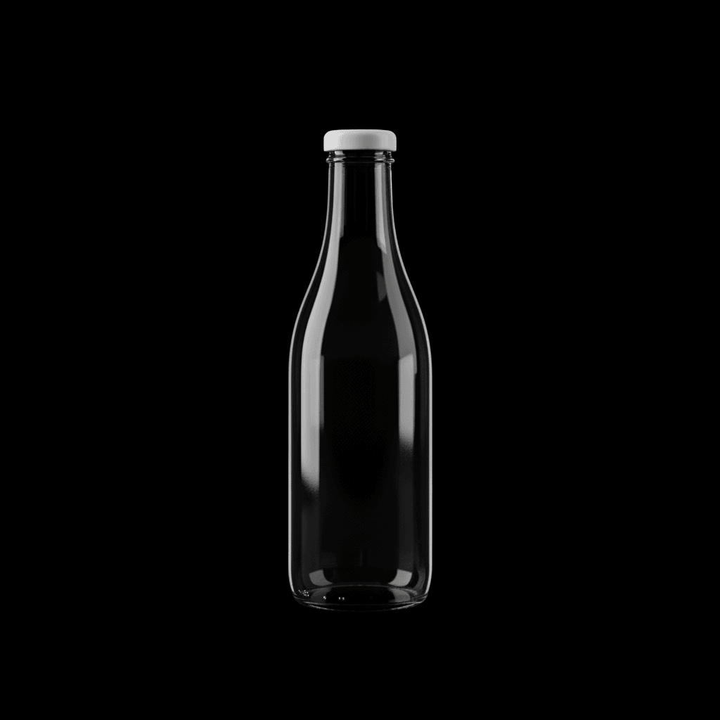 Extreme Rim Only Bottle AI product photo prompt